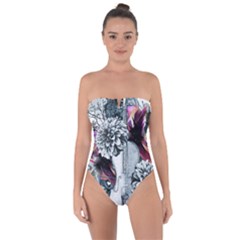 Tie Back One Piece Swimsuit 