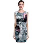 Design Art (design 34) Sleeveless Velvet Midi Dress