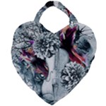 Design Art (design 34) Giant Heart Shaped Tote