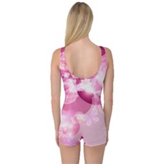 One Piece Boyleg Swimsuit 