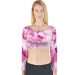 Design Art (design 30) Long Sleeve Crop Top