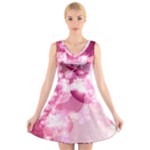 Design Art (design 30) V-Neck Sleeveless Dress