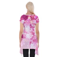 Short Sleeve Side Drop Tunic 