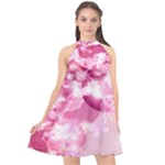 Design Art (design 30) Halter Neckline Chiffon Dress 