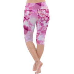 Lightweight Velour Cropped Yoga Leggings 