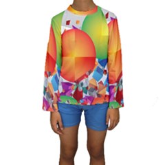 Kids  Long Sleeve Swimwear 