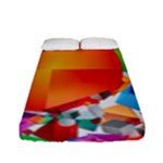 Design Art (design 28) Fitted Sheet (Full/ Double Size)