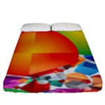 Design Art (design 28) Fitted Sheet (King Size)