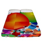 Design Art (design 28) Fitted Sheet (California King Size)