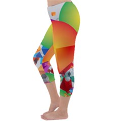 Capri Winter Leggings  Back