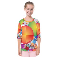 Kids  Quarter Sleeve Raglan T-Shirt 