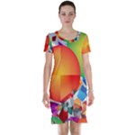 Design Art (design 28) Short Sleeve Nightdress