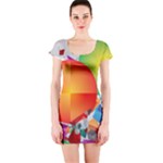 Design Art (design 28) Short Sleeve Bodycon Dress