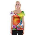 Design Art (design 28) Cap Sleeve Top