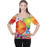 Design Art (design 28) Cutout Shoulder Tee