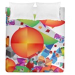 Design Art (design 28) Duvet Cover Double Side (Queen Size)