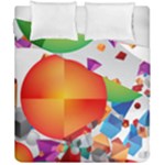 Design Art (design 28) Duvet Cover Double Side (California King Size)