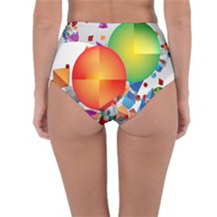 Reversible High-Waist Bikini Bottoms 