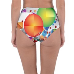 Reversible High-Waist Bikini Bottoms 