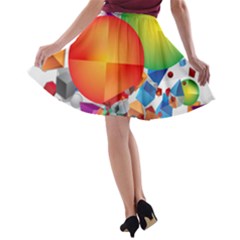 A-line Skater Skirt 