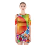 Design Art (design 28) Shoulder Cutout One Piece Dress