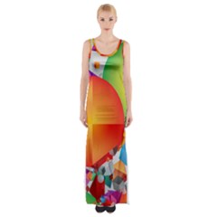 Thigh Split Maxi Dress 