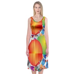 Design Art (design 28) Midi Sleeveless Dress from ArtsNow.com