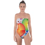 Design Art (design 28) Tie Back One Piece Swimsuit