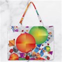 Zipper Medium Tote Bag Front