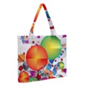 Zipper Medium Tote Bag Front