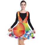 Design Art (design 28) Plunge Pinafore Dress