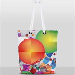 Full Print Rope Handle Tote (Small) 