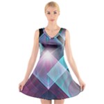 Design Art (design 26) V-Neck Sleeveless Dress