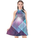 Design Art (design 26) Halter Neckline Chiffon Dress 