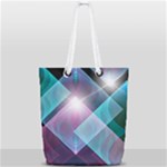 Design Art (design 26) Full Print Rope Handle Tote (Small)