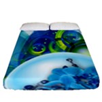 Design Art (design 25) Fitted Sheet (Queen Size)