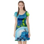 Design Art (design 25) Short Sleeve Skater Dress