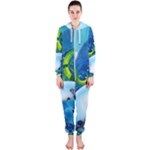 Design Art (design 25) Hooded Jumpsuit (Ladies)