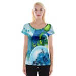 Design Art (design 25) Cap Sleeve Top