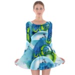 Design Art (design 25) Long Sleeve Skater Dress