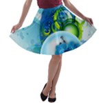 Design Art (design 25) A-line Skater Skirt