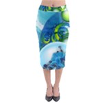 Design Art (design 25) Midi Pencil Skirt