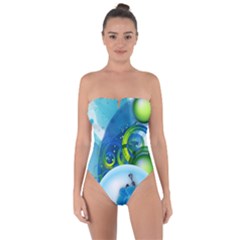 Tie Back One Piece Swimsuit 