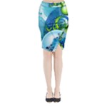 Design Art (design 25) Midi Wrap Pencil Skirt