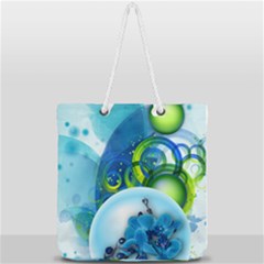 Full Print Rope Handle Tote (Large) 