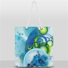 Full Print Rope Handle Tote (Large) 