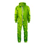 Green Water Drops Hooded Jumpsuit (Kids)