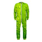 Green Water Drops OnePiece Jumpsuit (Kids)