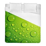 Green Water Drops Duvet Cover (Full/ Double Size)