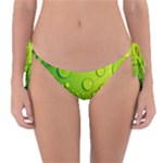 Green Water Drops Reversible Bikini Bottom